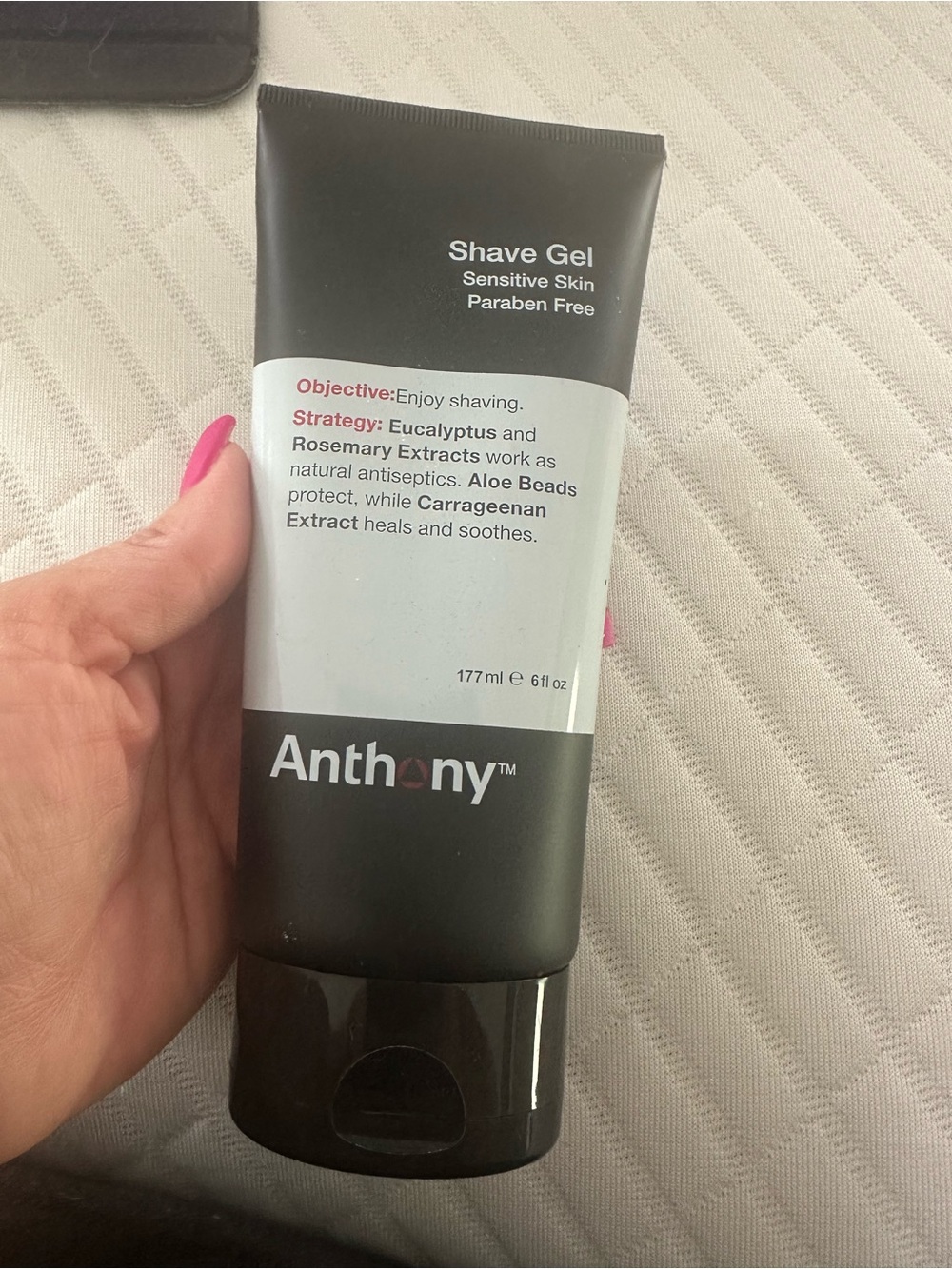 NEW Anthony Shave Gel for Sensitive Skin. 6FL OZ.